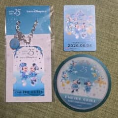 東京ディズニーシー 25周年 エンパイアグリル チャーム＆コースター