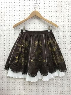 原宿キッズ古着PUTUMAYO ファンタジー　レーストリムボリュームスカート 原宿キッズ古着PUTUMAYO ファンタジー レーストリムボリューム