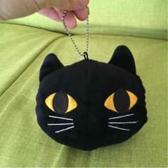 カルディ 黒猫 ポーチ 小銭入れ 小物入れのサムネイル