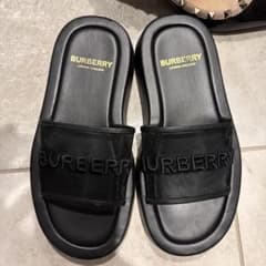 BURBERRY ロゴ メッシュ サンダル ブラックのサムネイル