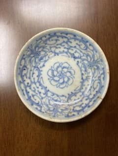 染付 皿 陶磁器 アンティークのサムネイル