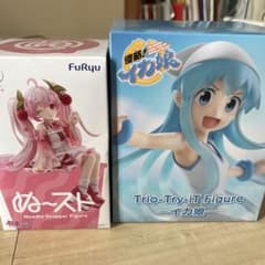 フィギュア 2種セット ぬーどるストッパー イカ娘のサムネイル