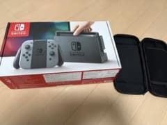 箱ありNintendo Switch 本体 グレー美品ケース付き - メルカリ