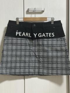 PEARLY GATES♥︎パーリーゲイツ♥︎立体柄　スカート PEARLY GATES】パーリーゲイツ千鳥柄スカート - メルカリ