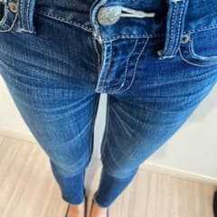 moussy マウジー　デニム　スキニー　クロップド　ロデオクラウンズ　スライのサムネイル