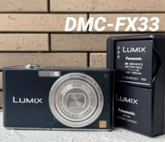 実写美⭕️【動作確認済】Panasonic LUMIX DMC-FX33 ブルー - メルカリ