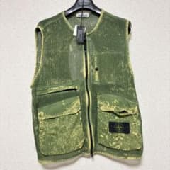 美品STONE  ハンティングベスト 実物　ミリタリーL ハンガー付 美品STONE ISLAND ハンティングベスト 実物 ミリタリーL ハンガー付