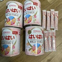 和光堂 はいはい 粉ミルク 810g 4缶セット+粉スティック100ml×7本