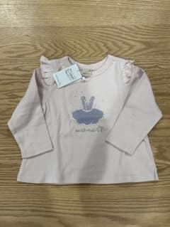 【新品未使用】petit main 80 バレリーナTシャツのサムネイル