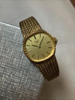 LONGINES ロンジン 手巻き腕時計 ゴールドカラー ヴィンテージ 不動品 