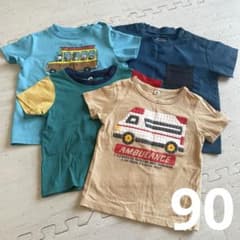 Tシャツ 80〜90 男の子 4枚セット 車のサムネイル