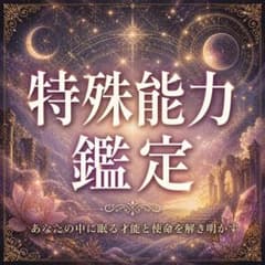 【特殊能力鑑定】占い 霊視 才能 使命 天職 悩み相談 チャネリングのサムネイル