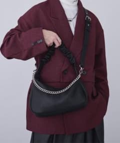 【Ellno Loset】2WAYハーフムーンショルダーバッグのサムネイル