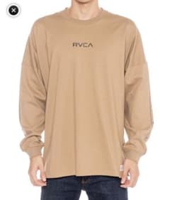 RVCA メンズ INT HAZ LS TEE ロングスリーブＴシャツ BEGのサムネイル