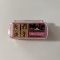 キャラクター印章スタンプセット（ピンクケース）のサムネイル