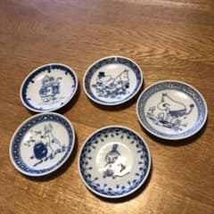 MOOMIN×amabro ムーミン×アマブロの有田焼　豆皿　小皿　5枚セットのサムネイル