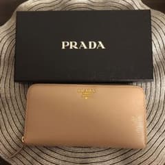 【美品】PRADA プラダ 長財布 キャメルのサムネイル