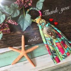 chan keee 様専用☺︎リングタッセルキーホルダーのサムネイル