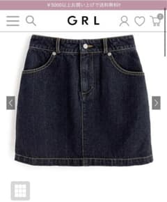 GRL グレイル デニムミニスカート［cu437］のサムネイル