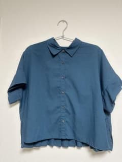 【GLOBAL WORK】バックプリーツショートシャツのサムネイル