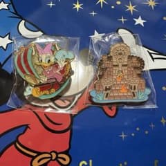 未使用 正規品 東京ディズニーリゾート アトラクション ピンバッジ 2個