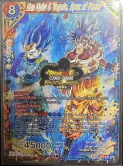드래곤 볼 카드 게임 손오공 & 베지터 Apex of Power SCR