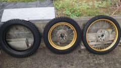 あ*ゅ様 セロー250 前後ホイール・タイヤセット IRC ツーリスト - メルカリ