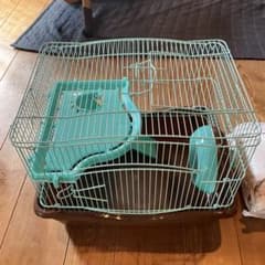 ミントグリーン中型二段ケージのサムネイル