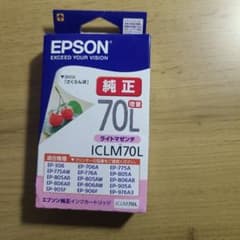 EPSON 純正インクカートリッジ ライトマゼンタICLM70Lのサムネイル