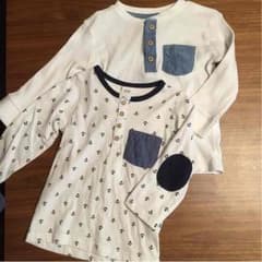 H&M ♡ 長袖 カットソー 73 2枚セットのサムネイル
