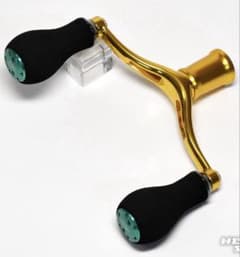 ダイワ純正ダブルハンドル15エメラルダスAIR未使用 カスタムハンドル ゴールド ダイワ純正ダブルハンドル15エメラルダスAIR未使用 カスタムハンドル