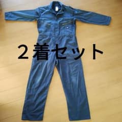 Dickies ２着セット ネイビーオーバーオール、ツナギ　　ネイビー Lサイズのサムネイル