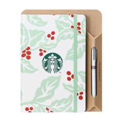 スターバックスホリデー2018ジャーナルブック コーヒー チェリー＆ペンのサムネイル