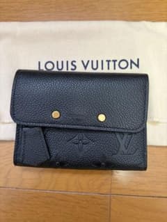 未使用　正規品LOUIS VUITTON ブラック 二つ折り財布のサムネイル