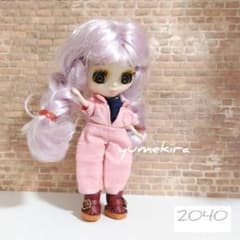 ミニチュア靴 ハラコ エンジニアブーツ ② ブライス リカちゃん アイシードール ぷちリカちゃん プチブライス No.2040 あずき エンジニアブーツドール