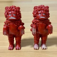 レア希少】 硬質ミニソフビ ガラモン 2体セット ウルトラ怪獣列伝 円谷