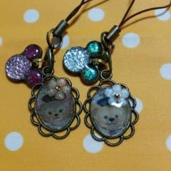 ちび様  レジン ストラップ 2個のサムネイル