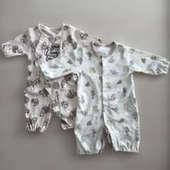 長袖ロンパース 2枚セット　50-60cmのサムネイル
