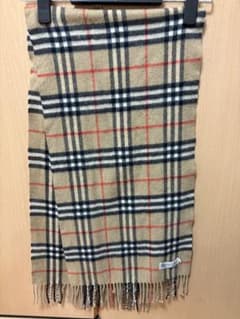 Burberryタータンチェック柄ウールマフラーのサムネイル