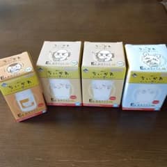 ちいかわ 一番くじ ～みんなでラーメン～ E賞 お冷グラス 4点　新品未開封