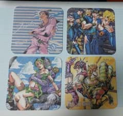 ジョジョの奇妙な冒険　原画展　コースター　4枚セット　徐倫 ほかのサムネイル