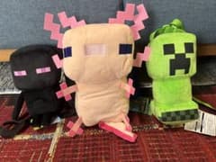 Minecraft ぬいぐるみリュック 3点セット