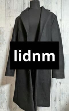 ◆LIDnM◆ ウールチェスターコート （黒/ M） LIDNM 日本製 ウール チェスターコート 黒 M - メルカリ