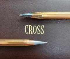 ヴィンテージ極美品】CROSS14金張 ボールペン＆ シャープペン 2本