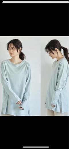 専用⭐︎新品未使用　アメリカンホリック 裾ラウンド長袖カットチュニック 綿100のサムネイル