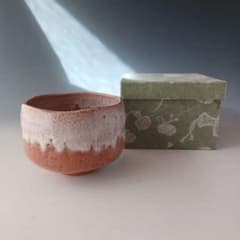 抹茶茶碗 神懸焼 秋光 手造 茶碗 香川県 小豆島 楽茶碗 - メルカリ