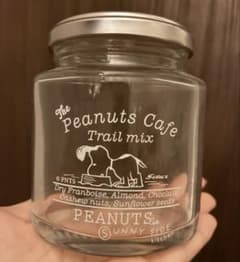 【美品】スヌーピー　ガラス瓶　透明瓶　食器　PEANUTS SNOOPYのサムネイル