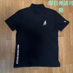 パーリーゲイツ ゴルフ メンズ モックネック シャツ ネイビー サイズ7