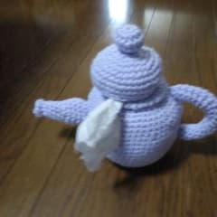 ハンドメイド ティーポット型あみぐるみのサムネイル