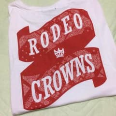 ロデオクラウンズ リボンロゴTシャツ レディース フリー 美品のサムネイル